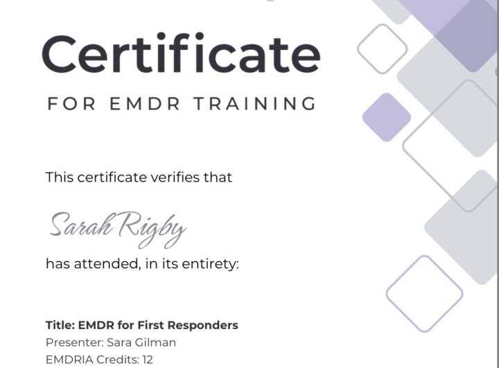 EMDR for first responders training